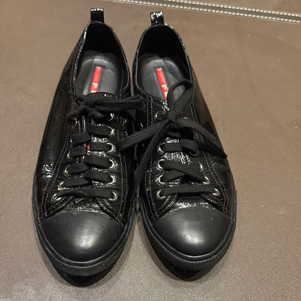 Prada Black Minimalist Sneakers